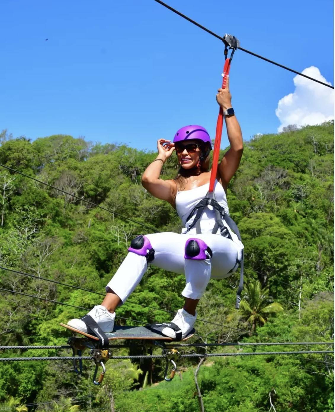 roatan skatebording zipline west bay beach and private driver